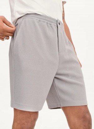 Alloy Men's Dkny Vertical Effect Knit Shorts | 0235ROKSB