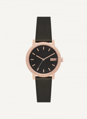 Black Accessories Dkny New Platform Watch | 0239SMOFU