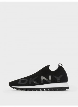 Black Women's Dkny Azer - Slip On Runner Sneakers | 1620YQKJZ