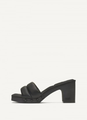 Black Women's Dkny Kaia Sandals | 0235RZOPS