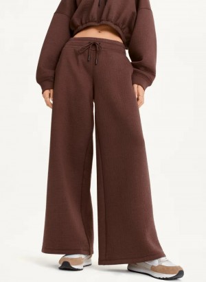 Bracken Women's Dkny Ottoman Knit Wide Leg Pants | 2837XLNCZ