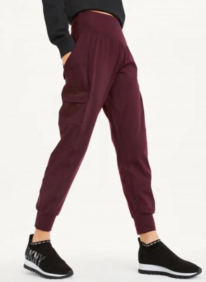 Currant Women's Dkny Balance Compression Cargo Pants | 8249KLHBO