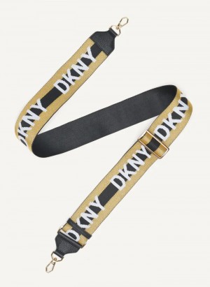 Gold Women's Dkny Metro Logo Strap | 2569WEYKZ