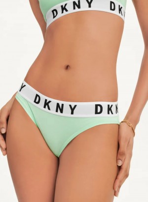 Green Women's Dkny Cozy Boyfriend Bikinis | 7296JDYHQ