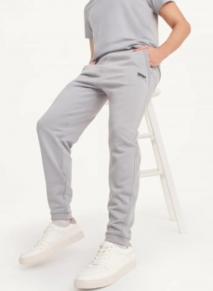 Grey Men's Dkny French Terry Pants | 2876AZLSP