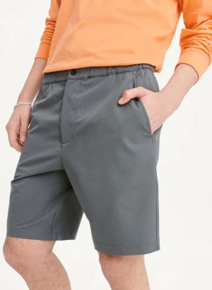 Grey Men's Dkny Sport Shorts | 5039BTUJK