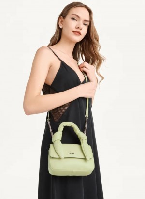 Lime Zest Women's Dkny Sophie Crossbody Bags | 1076LUWTC