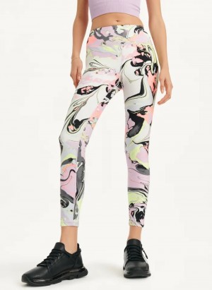 Marble Women's Dkny Printed Leggings | 6798XLWVM