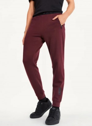 Mulberry Men's Dkny Fleece Logo Waistband Pants | 9843SPHEL