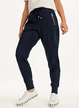 Navy Women's Dkny Pull On Pants | 0836WICTX