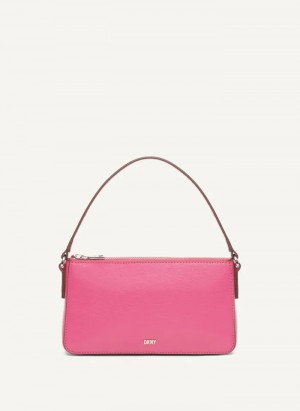 Pink Women's Dkny Irina Demi Shoulder Bag | 2073PXKVH