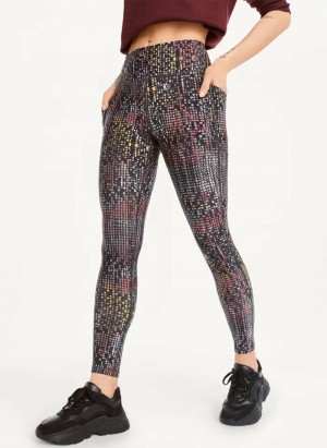 Poseidon Women's Dkny Printed Leggings | 3240GBMDU