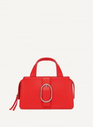 Red Women's Dkny Buckle Bag | 0716JYGMH