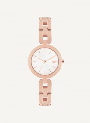 Rose Gold Accessories Dkny City Link Watch | 4586MXWDA