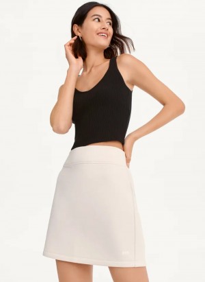 Sand Women's Dkny Perforated Scuba Skirt | 5084MIVJC