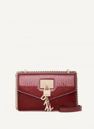 Scarlet Women's Dkny Elissa Crossbody Bags | 1436LBIEG