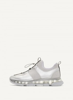 Silver/Lavender Women's Dkny Tace Slip On Sneakers | 5281OXRIS