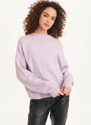 Thistle Women's Dkny Crewneck Sweaters | 5607RTBWI