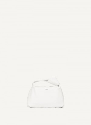 White Women's Dkny Mini Modernist Knot Tote Bags | 3572ESNHB