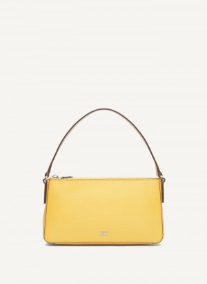 Yellow Women's Dkny Irina Demi Shoulder Bag | 8906WBFHA