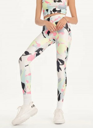 Zest Women's Dkny Camo Floral Print High Waist Leggings | 6238CALMK