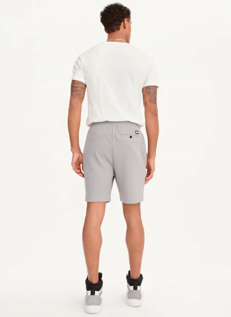 Alloy Men's Dkny Vertical Effect Knit Shorts | 0235ROKSB