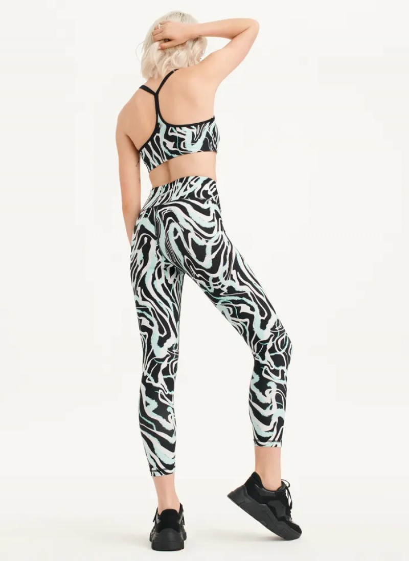 Beach Women's Dkny Marble Swirl Print High Waist Leggings | 7482SFYAG