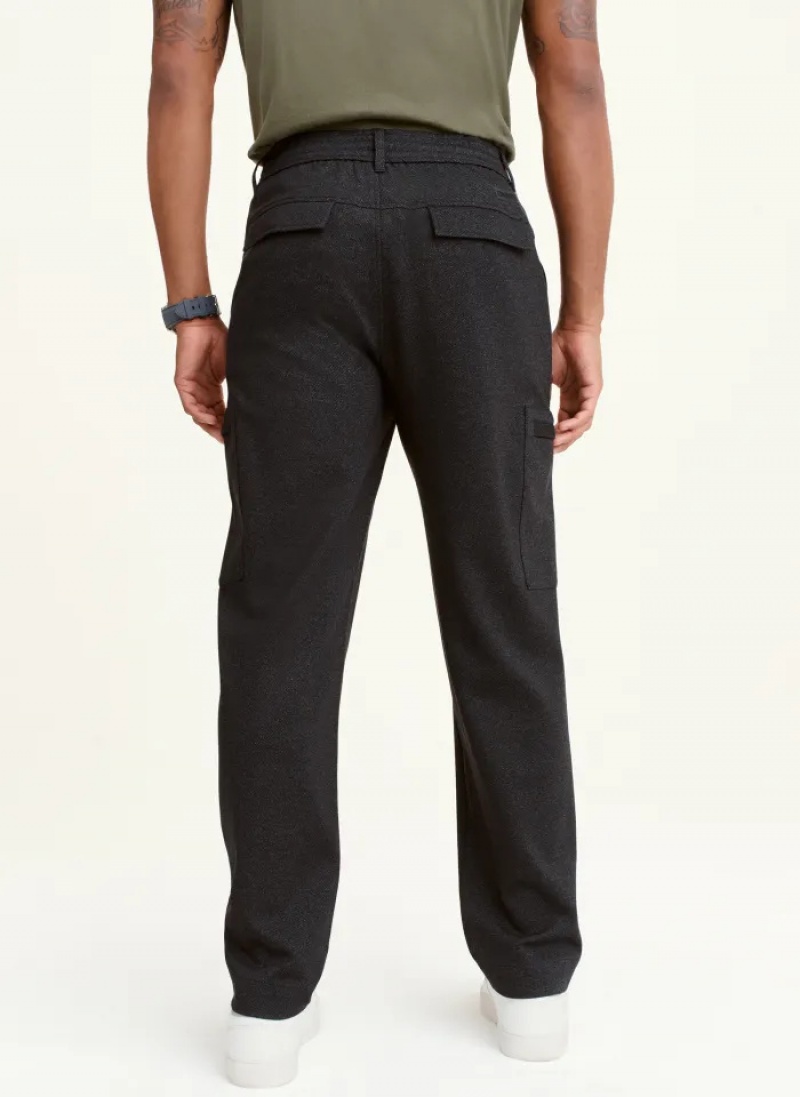 Black Men's Dkny Hybrid Modern Cargo Pants | 8712HSWPE