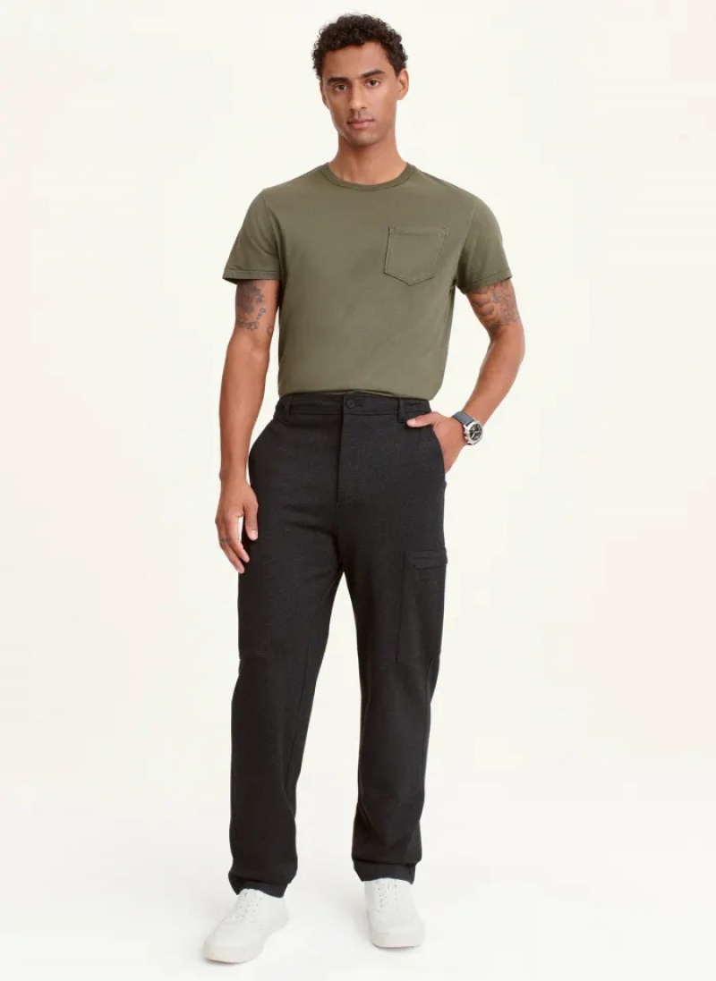 Black Men's Dkny Hybrid Modern Cargo Pants | 8712HSWPE