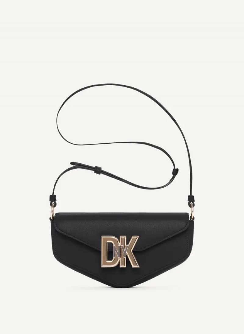 Black Women\'s Dkny Downtown Crossbody Bags | 6173NXOLH