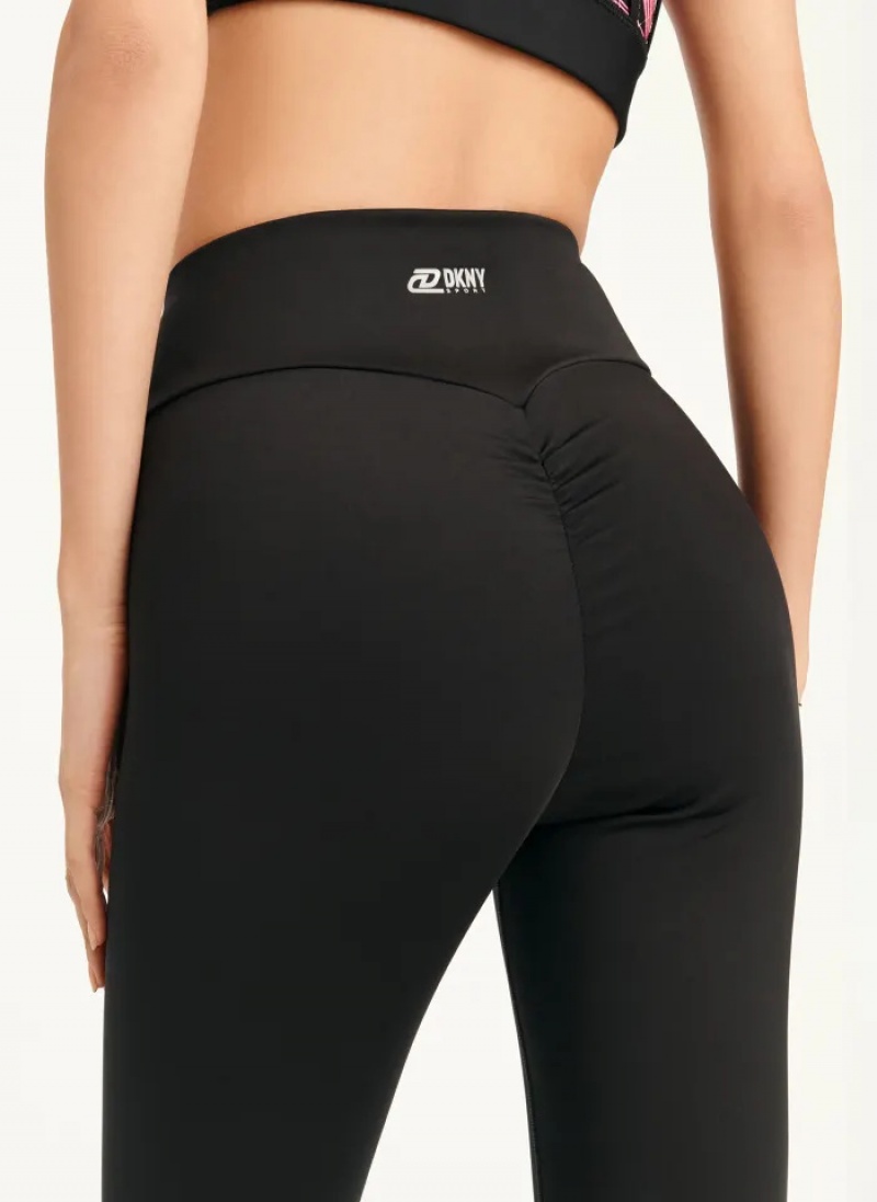 Black Women's Dkny High Waist 7/8 Tight Hug + Lift Tight | 4079SOQXH