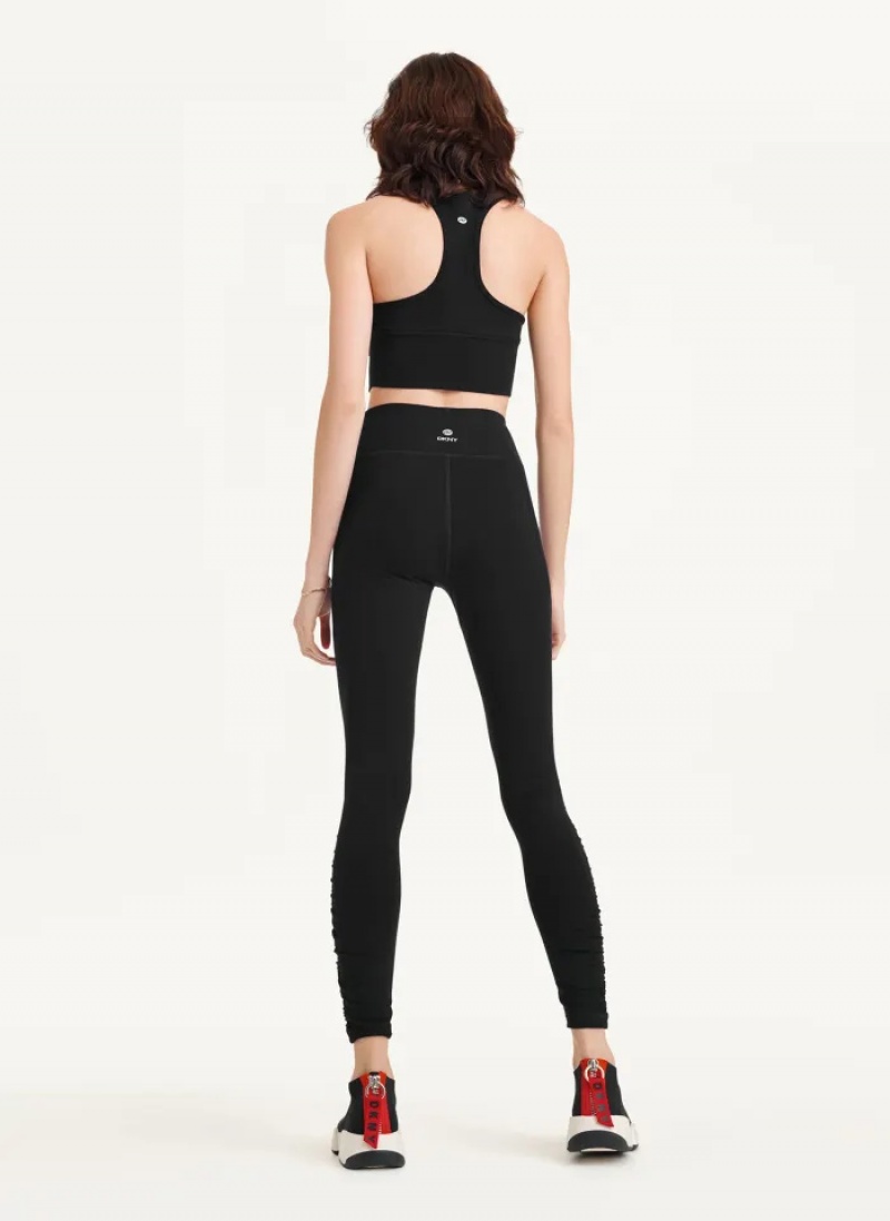 Black Women's Dkny High Waist Leggings | 9745QOBHA