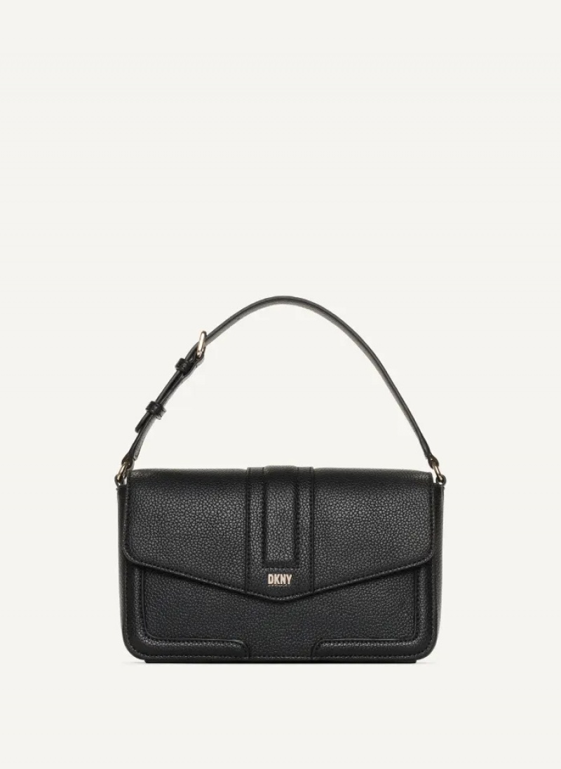 Black Women\'s Dkny Maxxe Shoulder Bag | 6513WONHZ