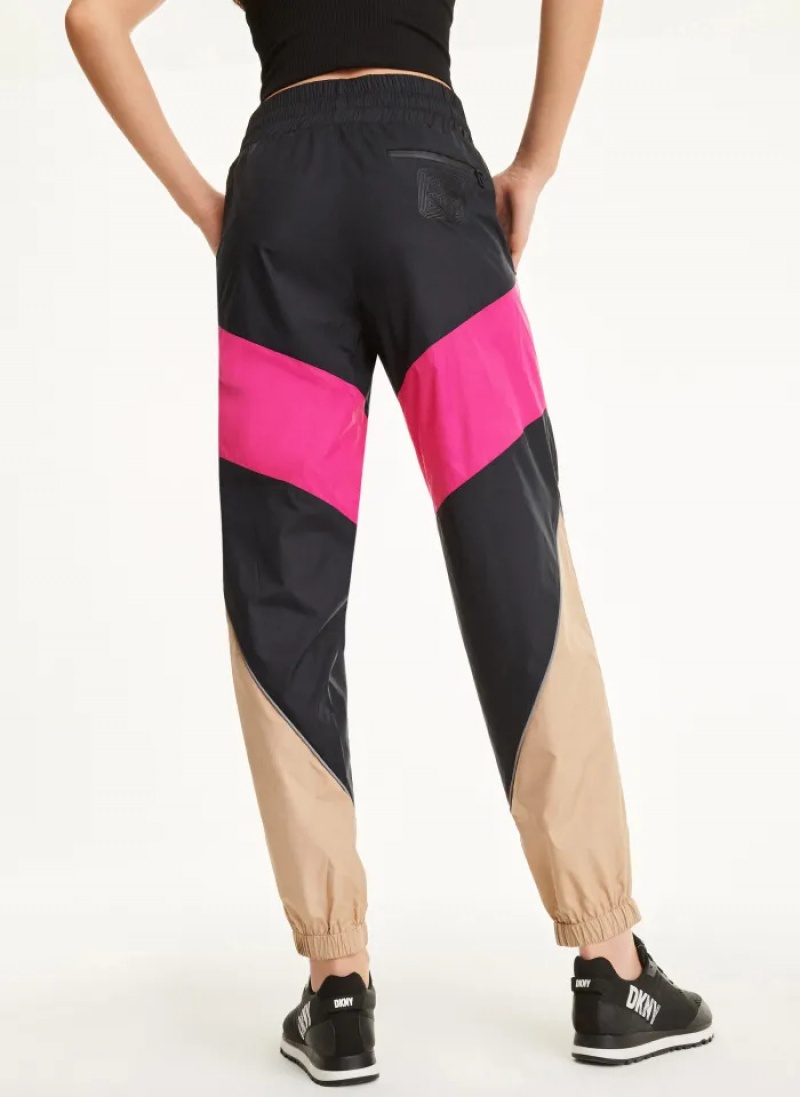 Black Women's Dkny Mini Rip-Stop Pants | 9568ARUVZ