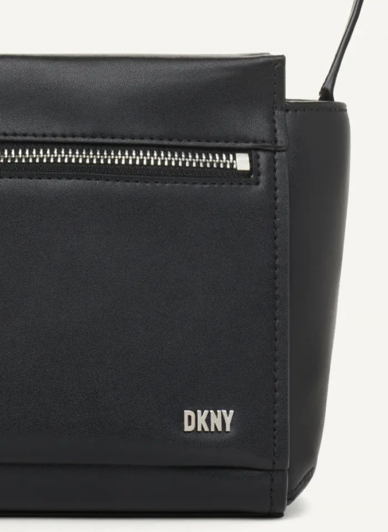 Black Women's Dkny Pax Crossbody Bags | 6821HOAJG