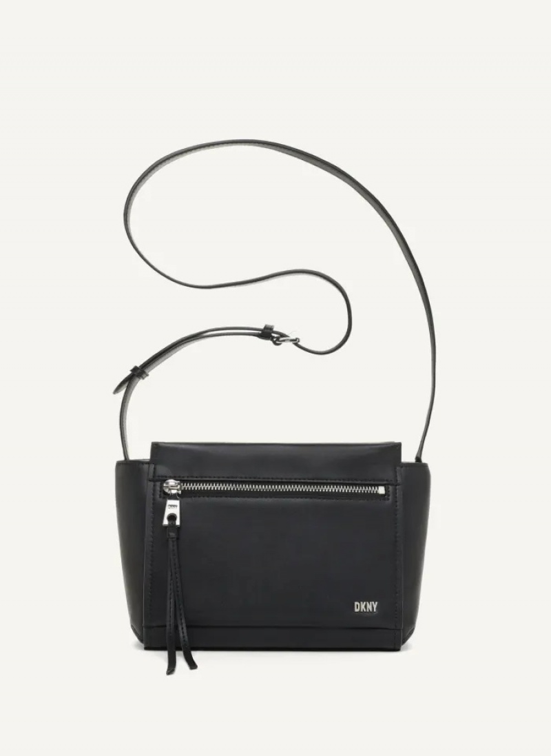 Black Women\'s Dkny Pax Crossbody Bags | 6821HOAJG