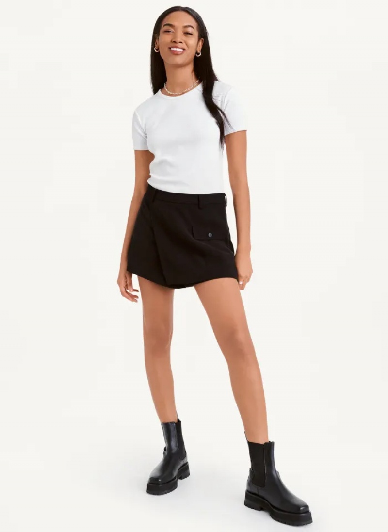 Black Women's Dkny Skirt | 7284EHNCM