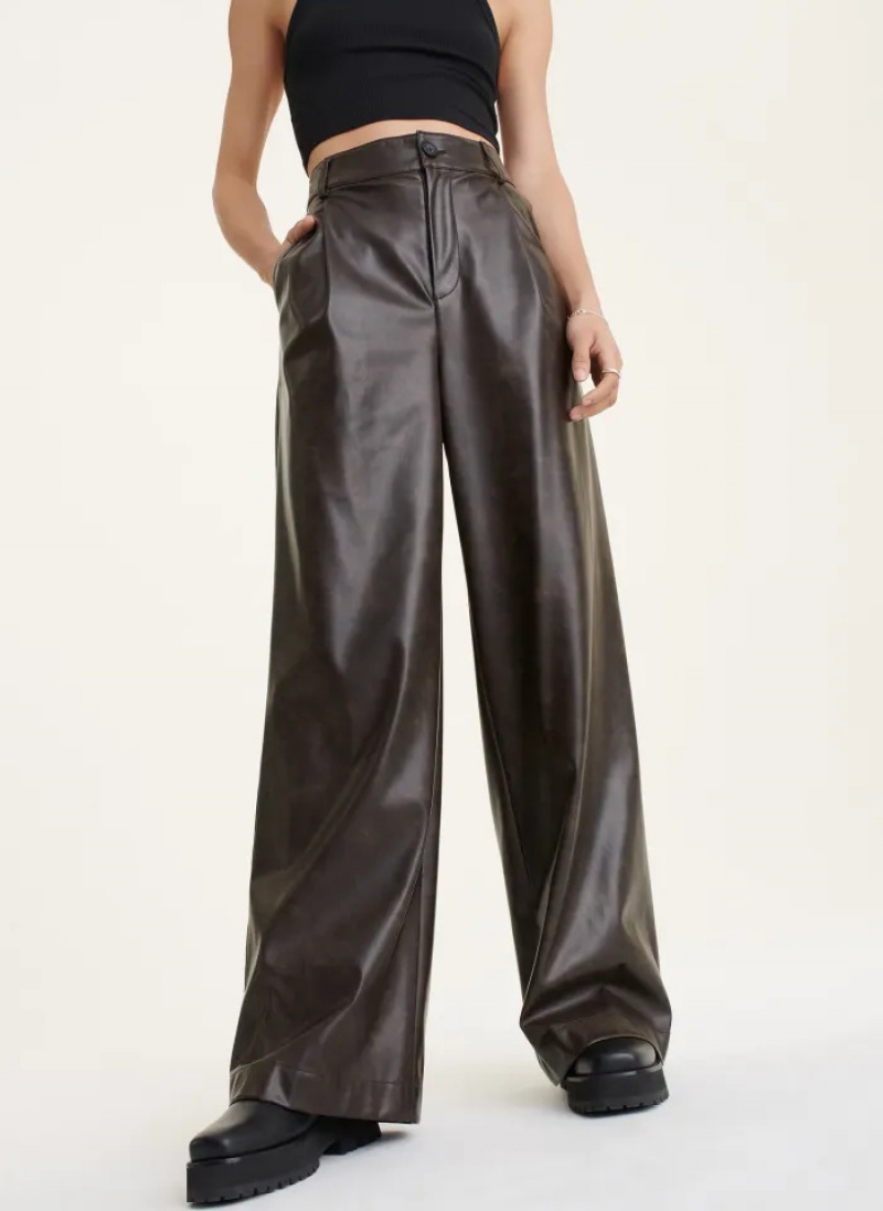 Brown Women's Dkny Antique Pants | 0783WSBKL