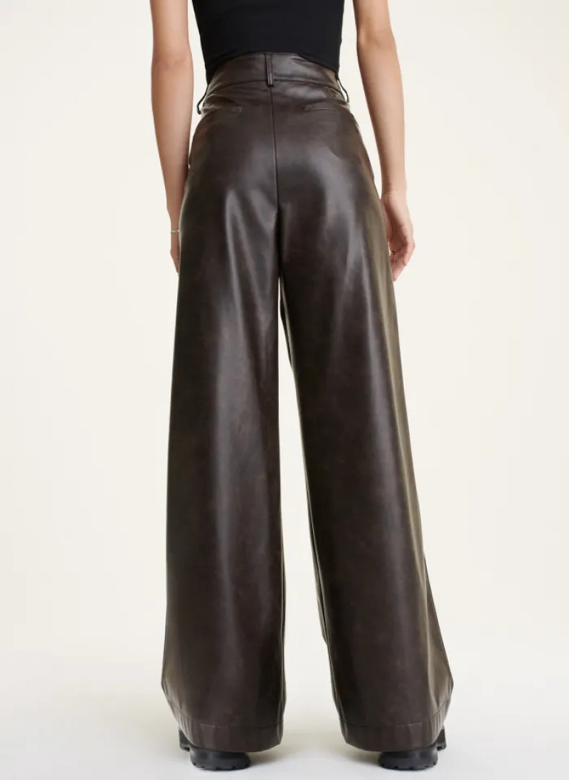 Brown Women's Dkny Antique Pants | 0783WSBKL