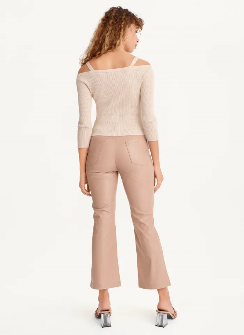 Cafe Au Lait Women's Dkny Butter Pants | 2913IZFTC