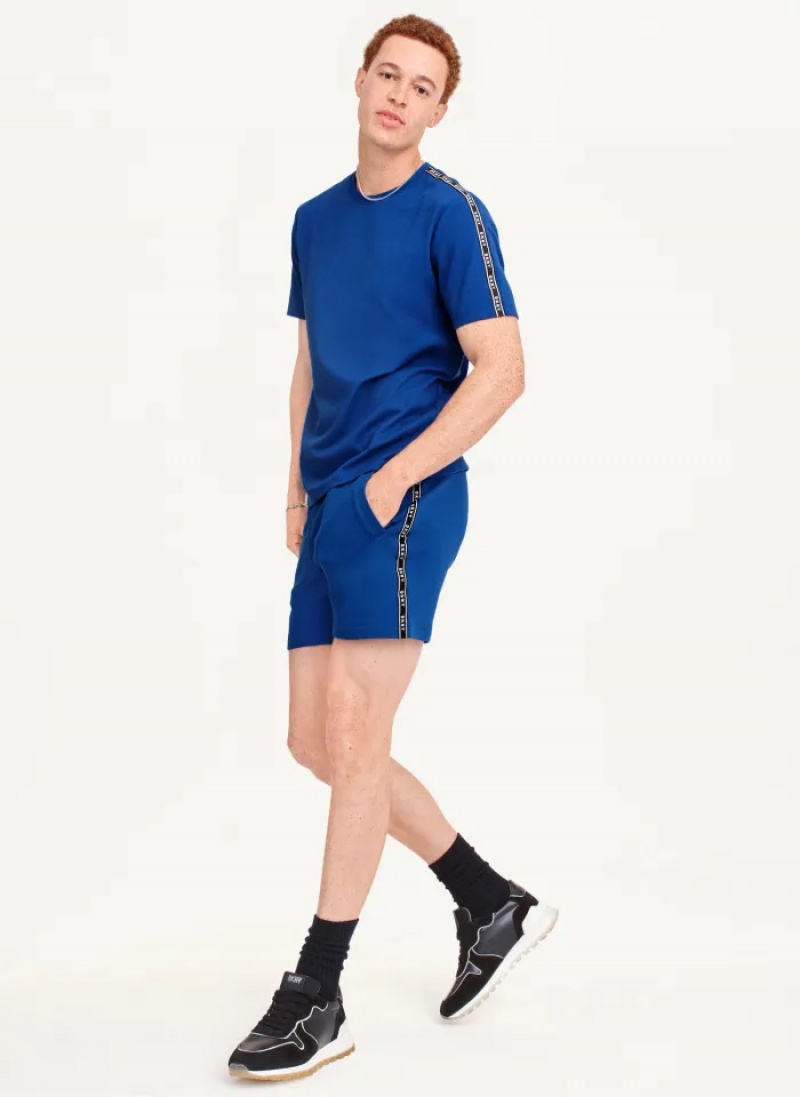 Cobalt Men's Dkny Tennis Shorts | 7958YLNJZ