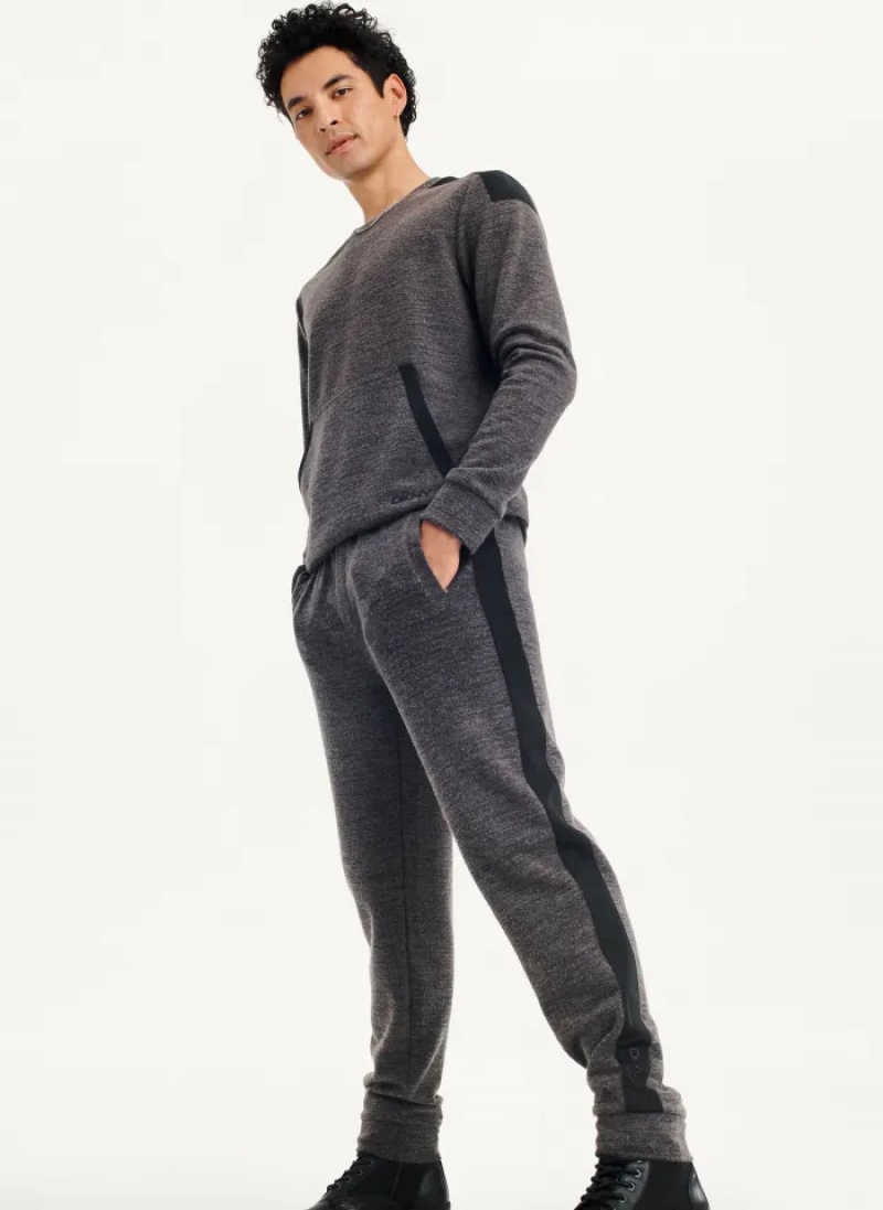 Dark Grey Men's Dkny Lounge Pants | 2456VDRPK