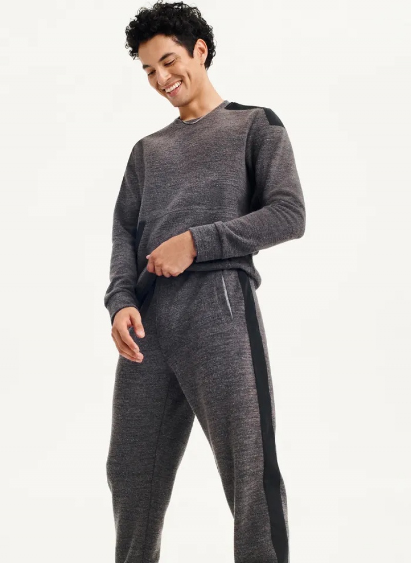 Dark Grey Men's Dkny Lounge Pants | 2456VDRPK