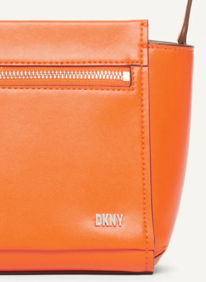 Flame Women's Dkny Pax Crossbody Bags | 3104DJZRY