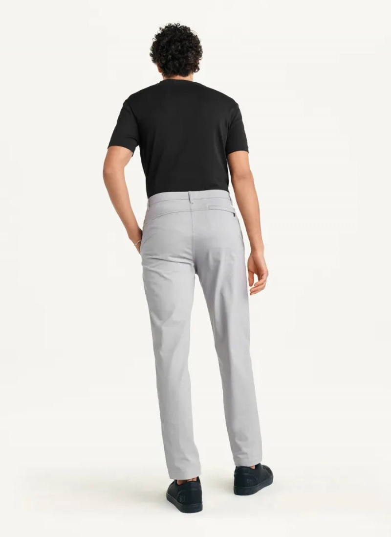 Grey Men's Dkny Slim Chino Pants | 3847XFCJA