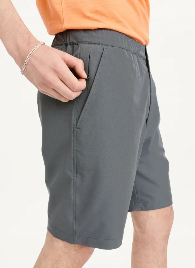 Grey Men's Dkny Sport Shorts | 5039BTUJK