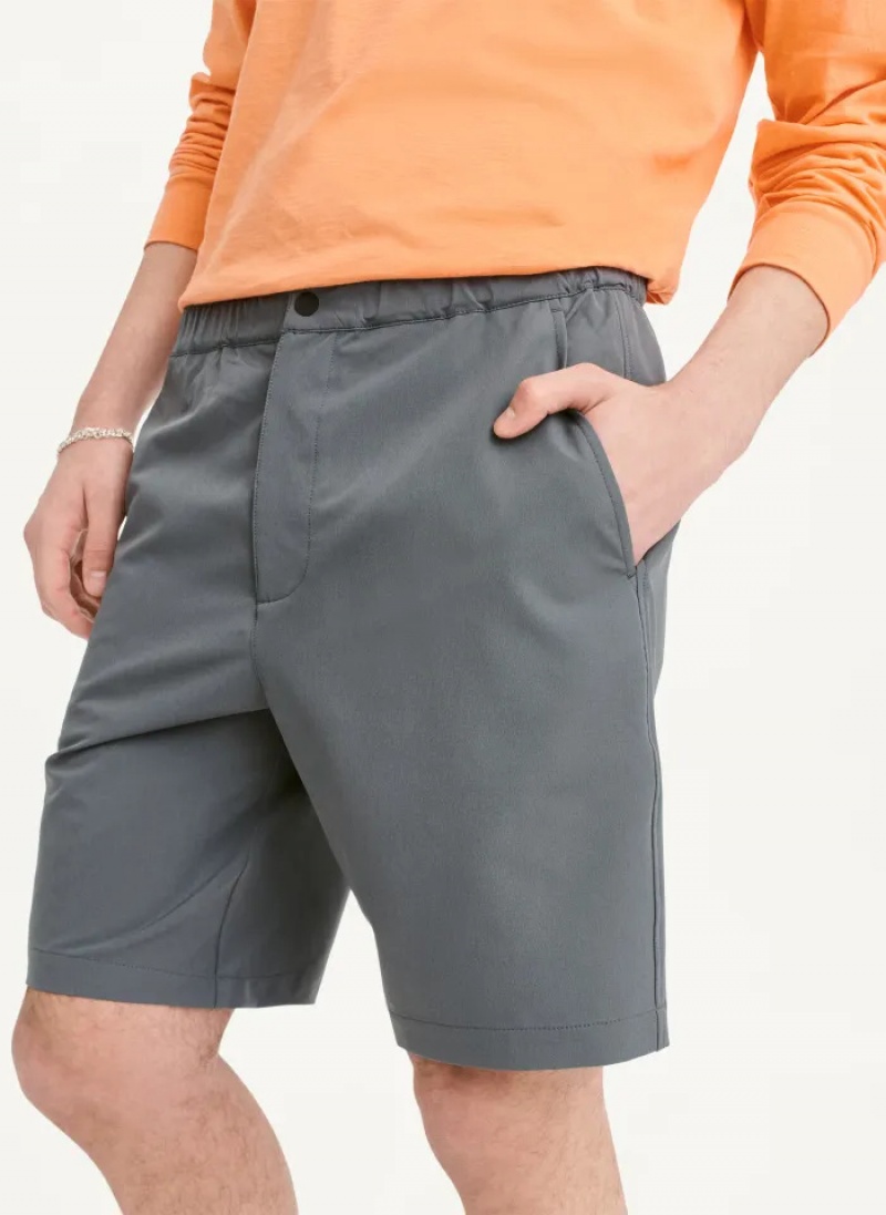 Grey Men\'s Dkny Sport Shorts | 5039BTUJK