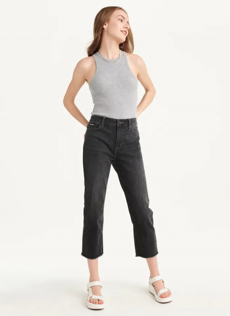 Grey Women's Dkny High Neck Tank Bodysuit | 4570ZDOEW