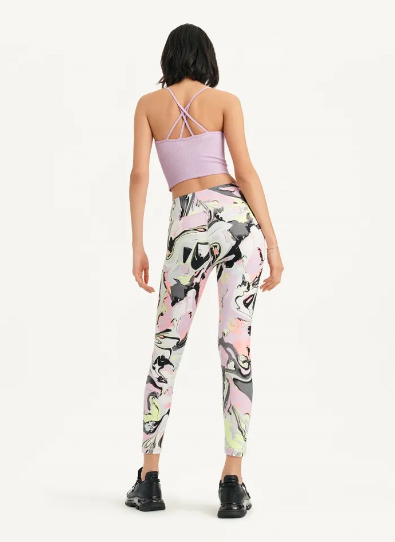 Marble Women's Dkny Printed Leggings | 8257JCMDW