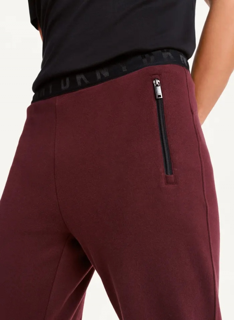 Mulberry Men's Dkny Fleece Logo Waistband Pants | 9843SPHEL